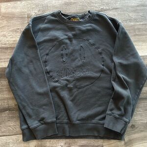 DREW Black Smiley Sweatshirt